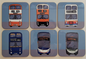 192 Bus coasters